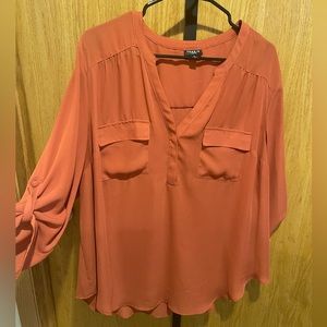 Torrid Harper pull over blouse